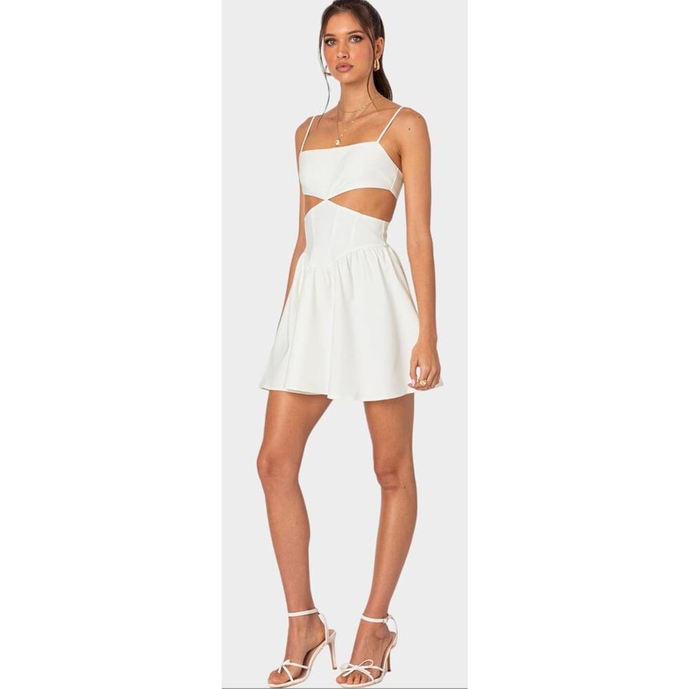 EDIKTED Ari Cut Out Mini Dress